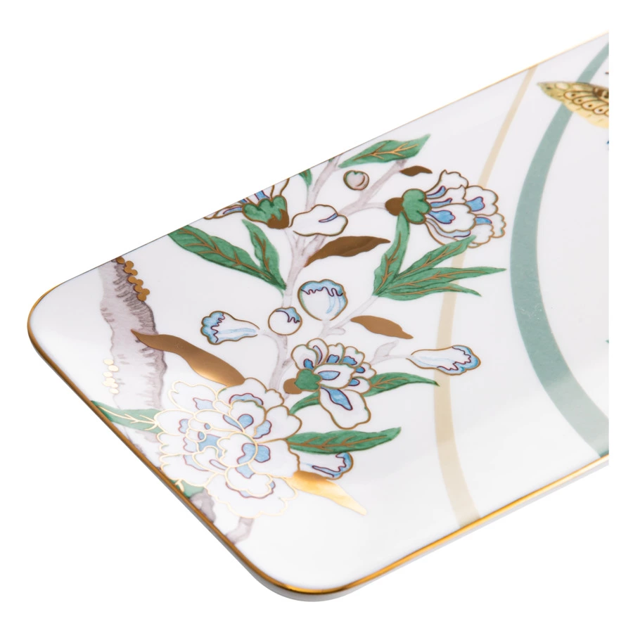 Блюдо прямоугольное Mix&Match Home Гармония 38х17 см, фарфор