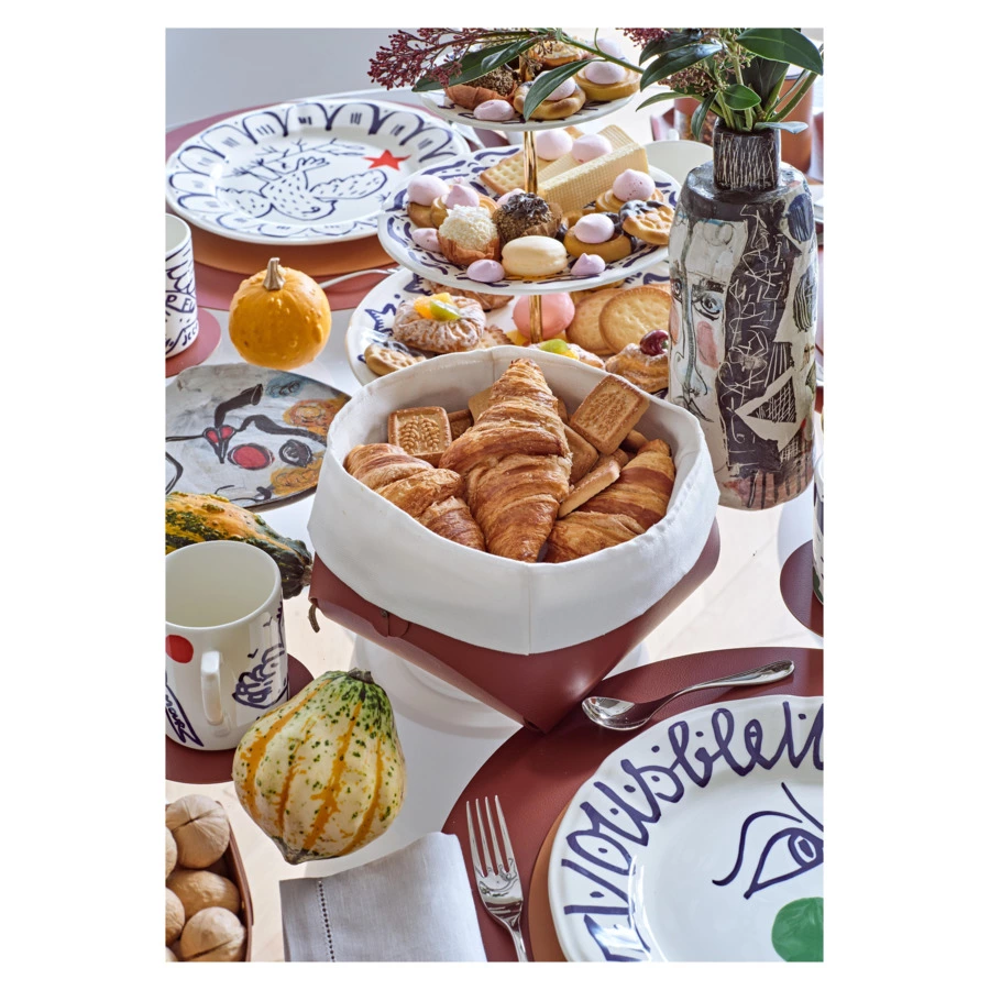 Мешочек для хлебницы ADJ Flora 20х20 см, хлопок, белый