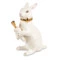 Скульптура Терра Керамос Зайчик, декор золотом, фарфор твердый