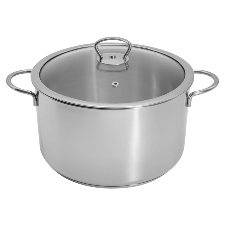 Набор кухонной посуды (кастрюля 24 см, сотейник 20 см, сковорода 24 см) Metalac Кулинария, сталь нер