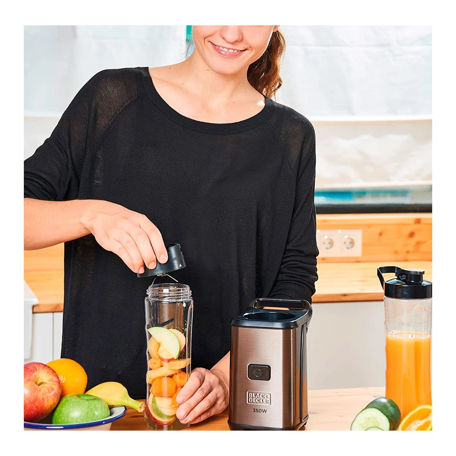 Блендер стационарный Black+Decker BXJBA350E, сталь нержавеющая