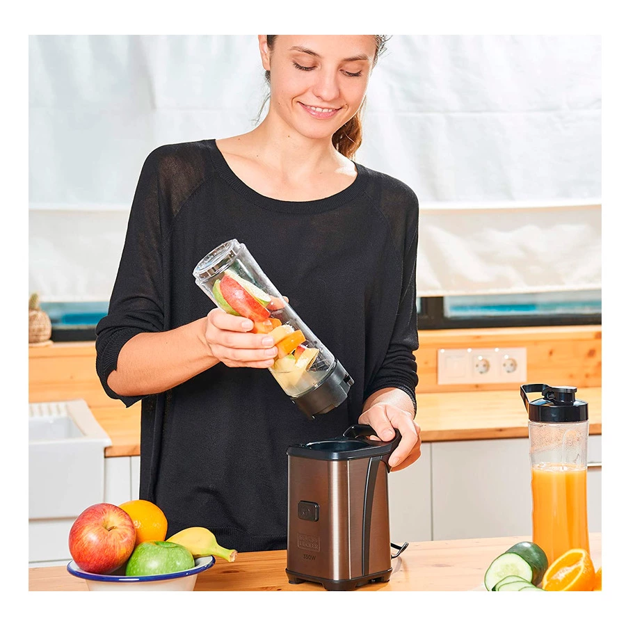 Блендер стационарный Black+Decker BXJBA350E, сталь нержавеющая