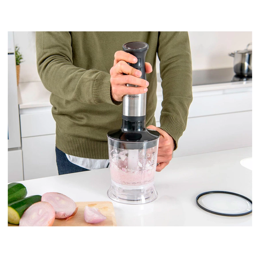 Блендер погружной Taurus Bapi 1200 Premium Complet, сталь нержавеющая