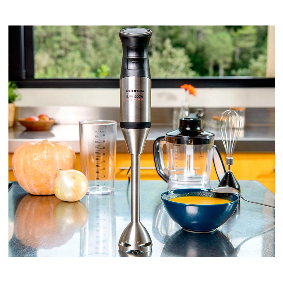 Блендер погружной Taurus Bapi 1200 Premium Plus Inox, сталь нержавеющая
