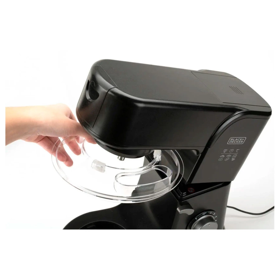 Кухонный комбайн Black+Decker BXKM1001E, сталь нержавеющая