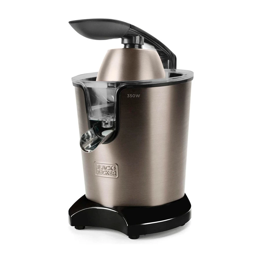 Соковыжималка для цитрусовых Black+Decker BXCJ350E, сталь нержавеющая
