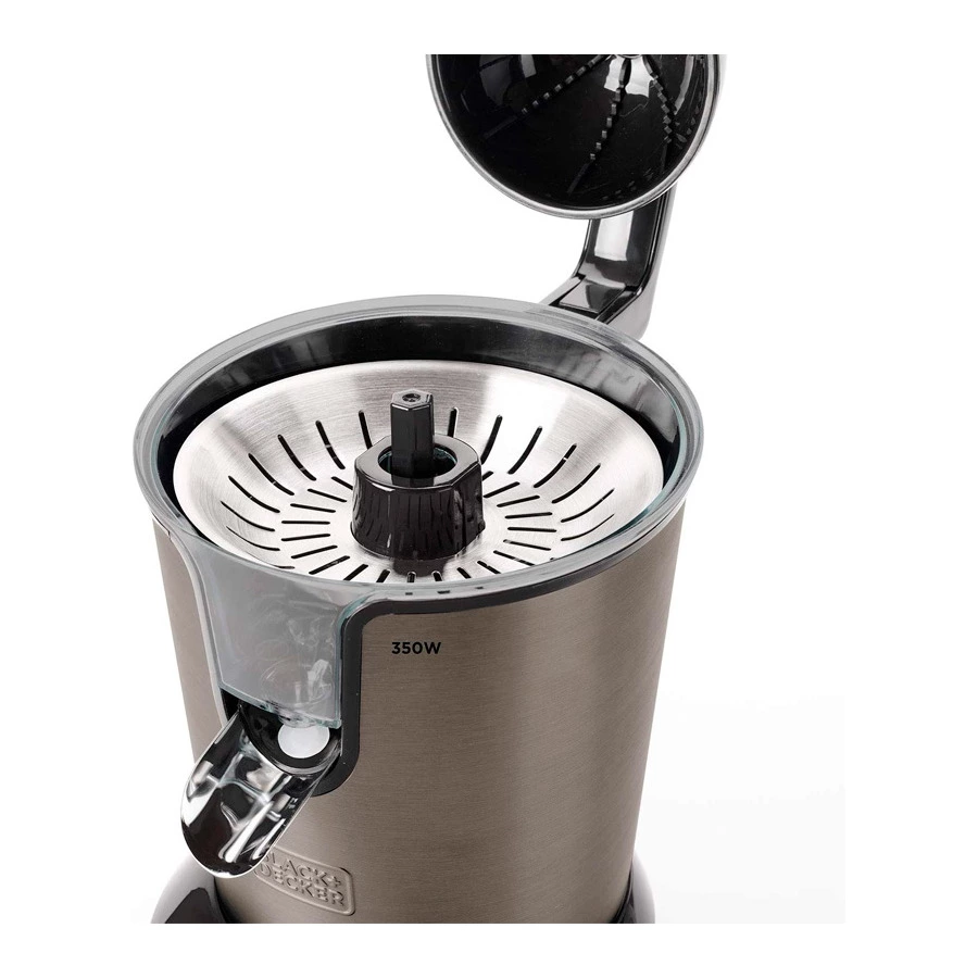 Соковыжималка для цитрусовых Black+Decker BXCJ350E, сталь нержавеющая