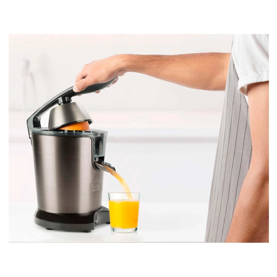 Соковыжималка для цитрусовых Black+Decker BXCJ350E, сталь нержавеющая