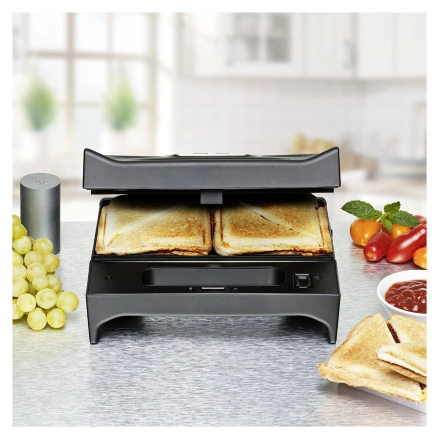 Сэндвич-гриль Rommelsbacher SWG 700, сталь нержавеющая