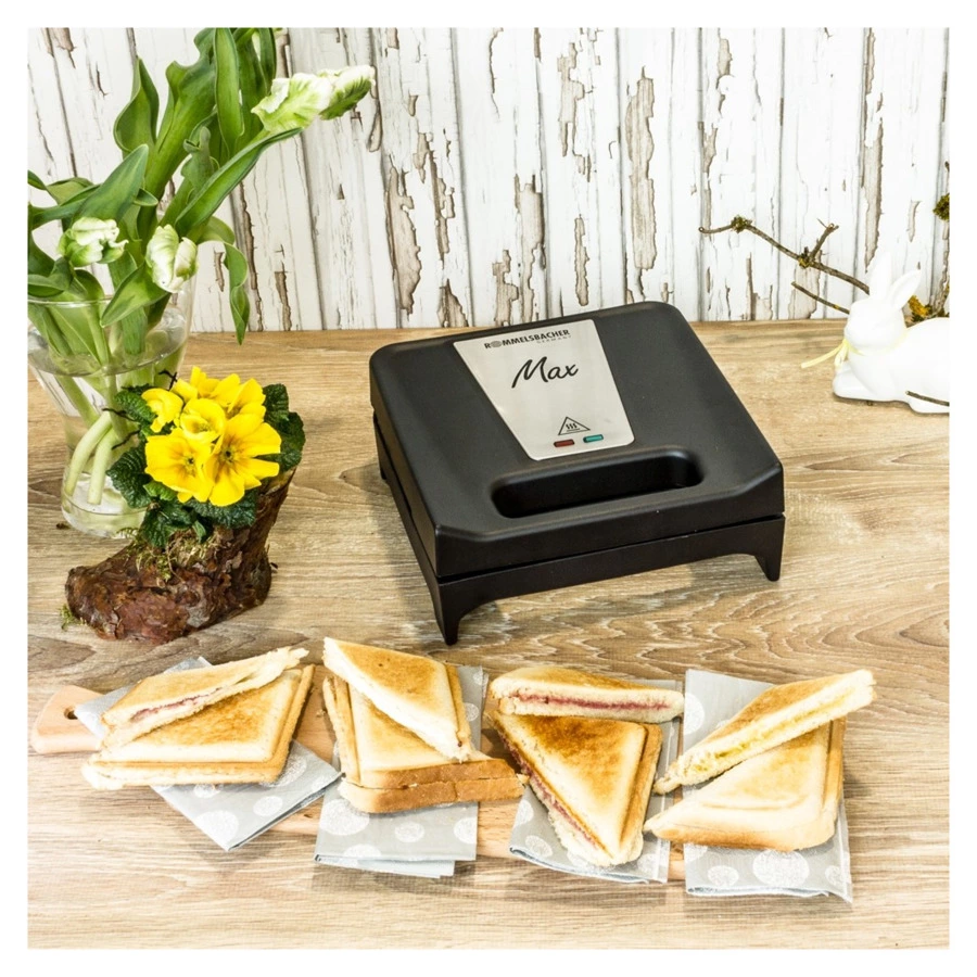 Сэндвич-гриль Rommelsbacher SWG 700, сталь нержавеющая