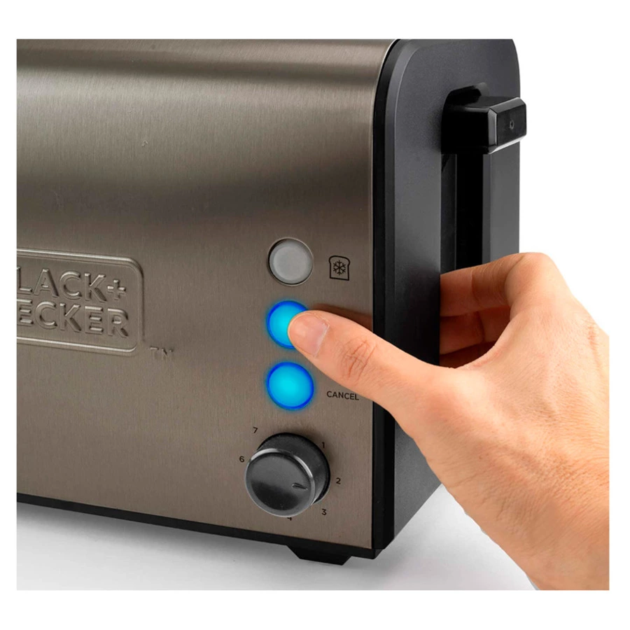 Тостер Black+Decker BXTO900E, сталь нержавеющая