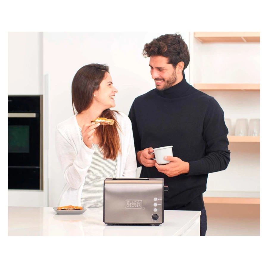 Тостер Black+Decker BXTO900E, сталь нержавеющая