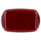 Форма для запекания Vitrinor прямоугольная 31х21х5, красная, стекло боросиликатное