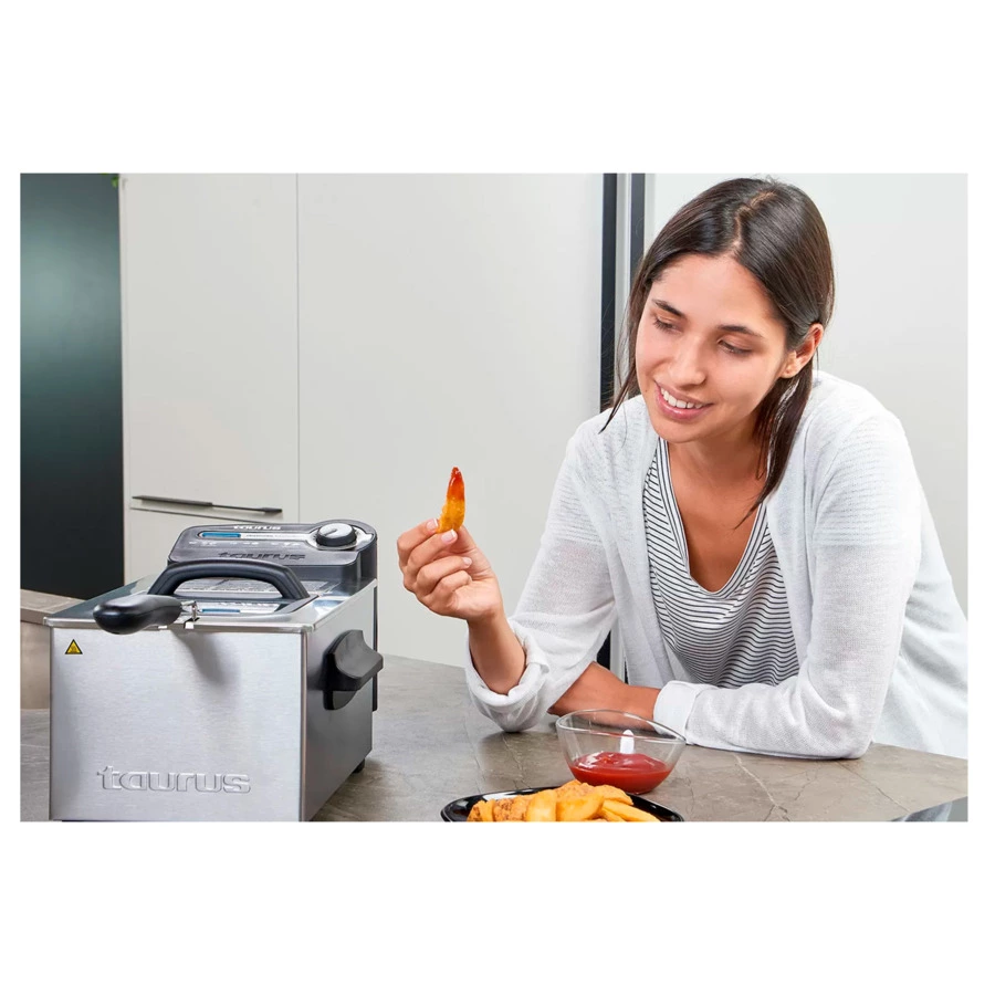 Фритюрница Taurus Proffessional 3 Plus Compact, сталь нержавеющая