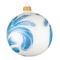 Украшение елочное шар Bartosh Снегурочка 10 см, стекло, п/к