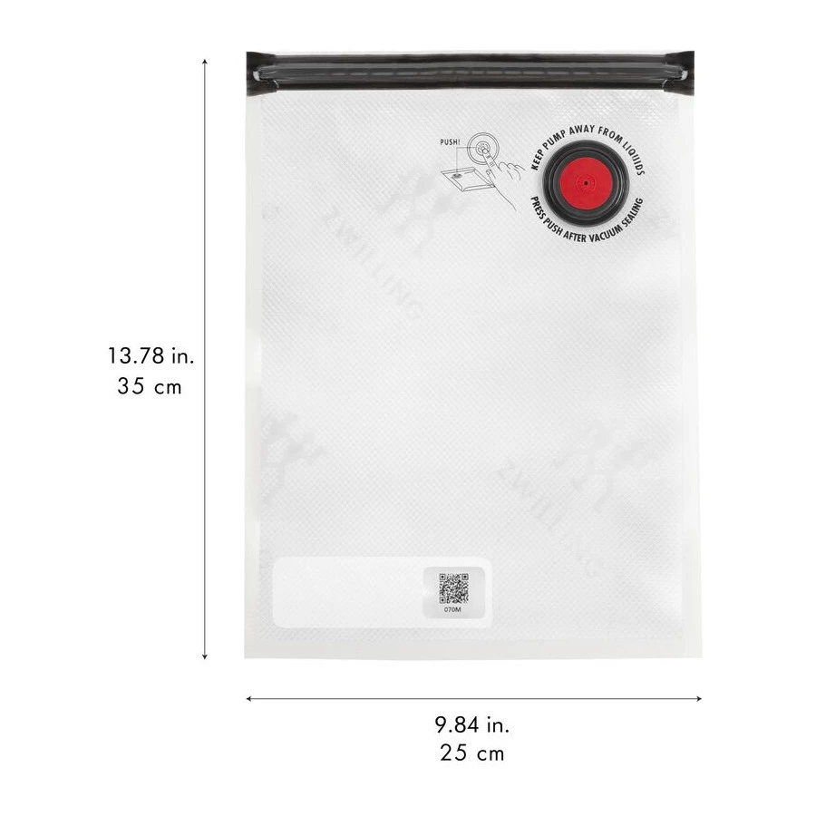 Набор вакуумных пакетов Zwilling Fresh&Save M 10 шт, полиэтилен, п/к