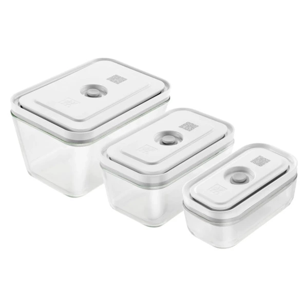 Набор контейнеров для вакуумного хранения Zwilling Fresh&Save размер S/M/L, 3 шт, стекло, п/к