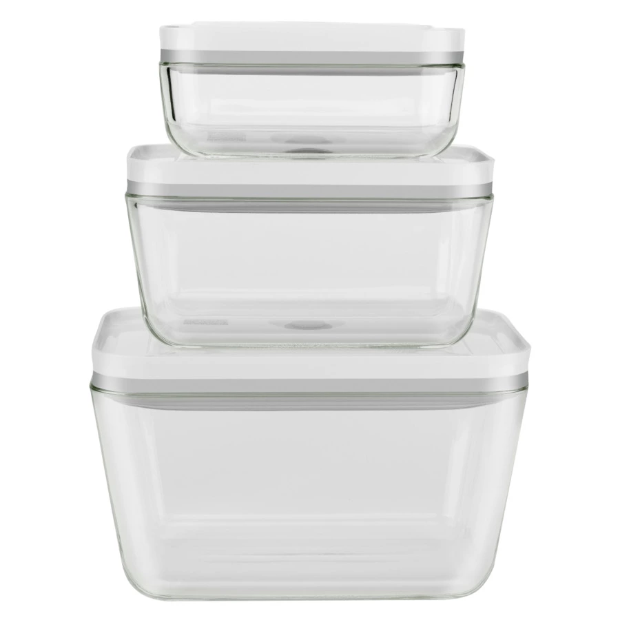 Набор контейнеров для вакуумного хранения Zwilling Fresh&Save размер S/M/L, 3 шт, стекло, п/к