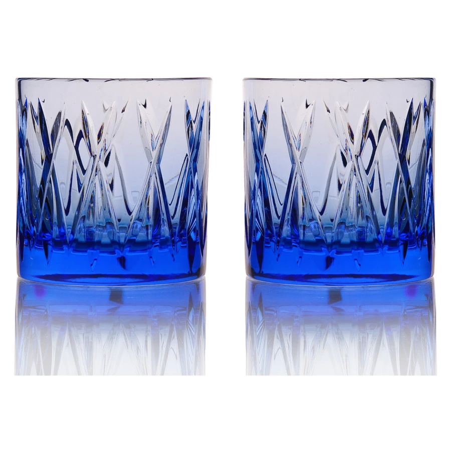 Набор стаканов для виски ГХЗ Кардинал 350 мл, 2 шт, хрусталь