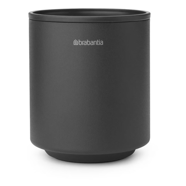 Стакан для зубных щеток Brabantia 8 см, серый, пластик