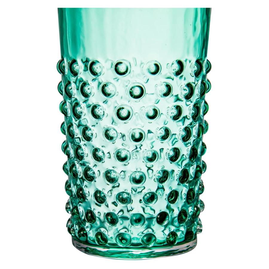 Набор стаканов для воды Klimchi Гвоздь 200 мл, 2 шт, богемское стекло, изумрудный