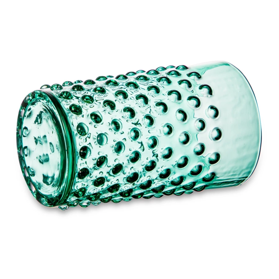 Набор стаканов для воды Klimchi Гвоздь 200 мл, 2 шт, богемское стекло, изумрудный