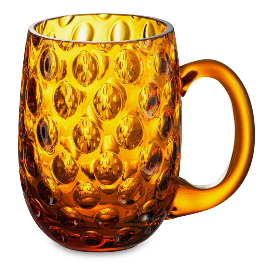 Кружка пивная Klimchi 500 мл, богемское стекло, янтарная