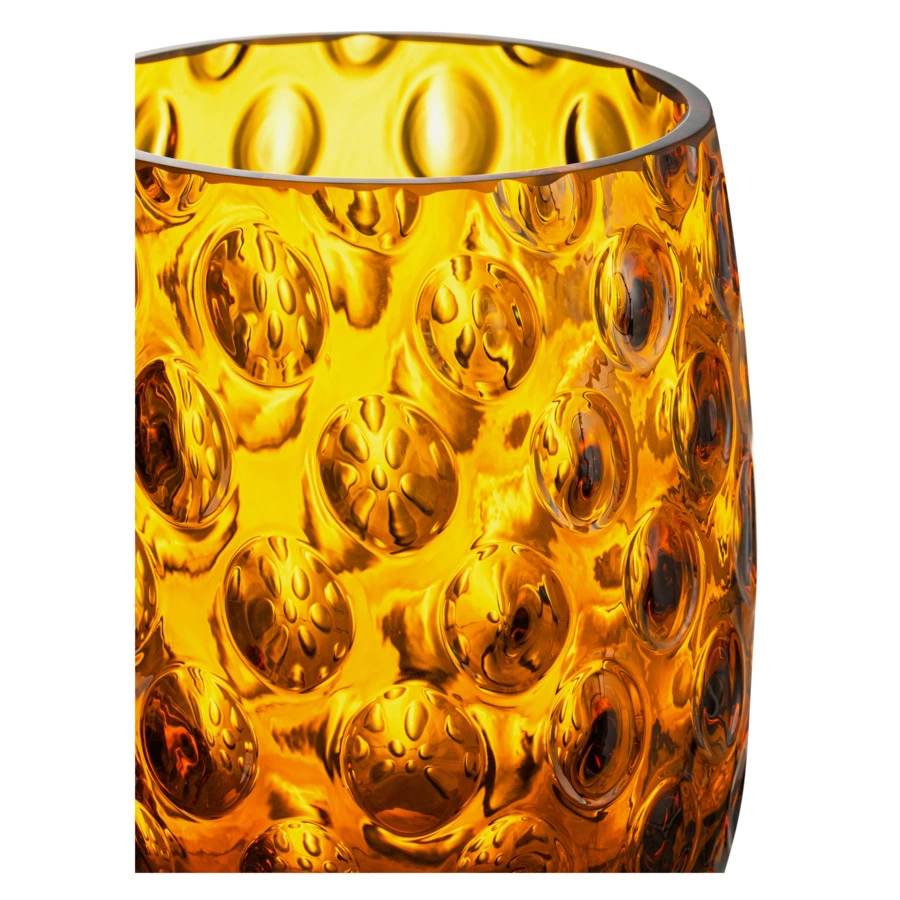 Кружка пивная Klimchi 500 мл, богемское стекло, янтарная