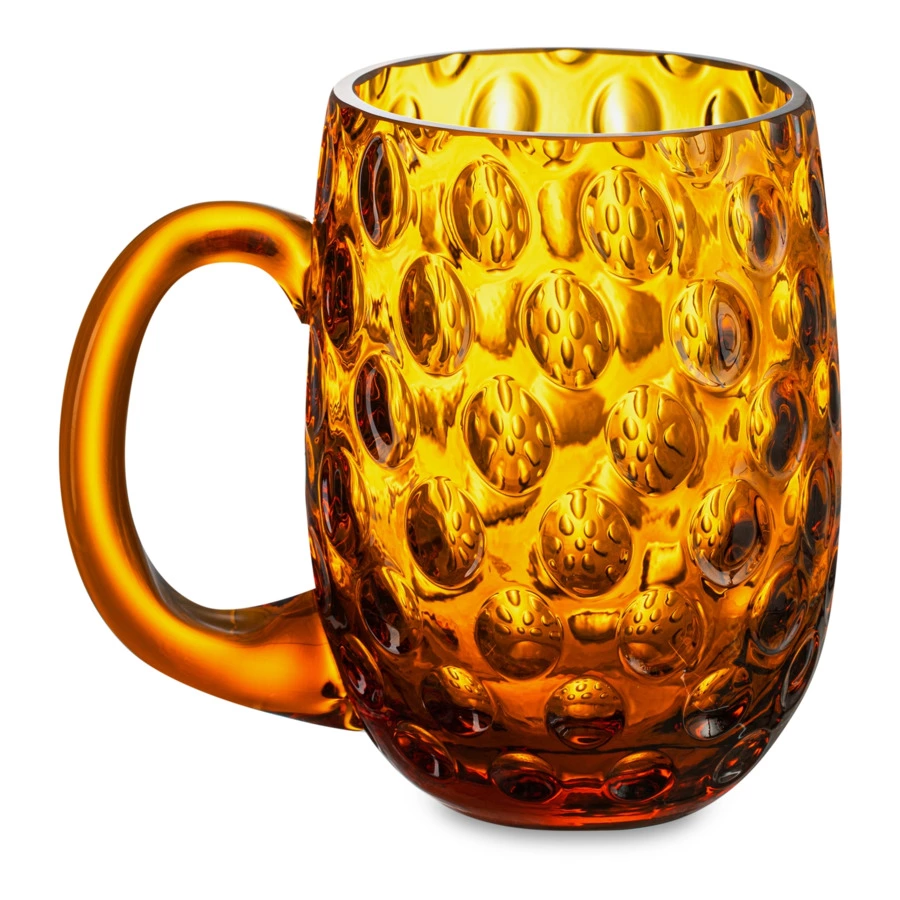 Кружка пивная Klimchi 500 мл, богемское стекло, янтарная