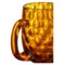 Кружка пивная Klimchi 500 мл, богемское стекло, янтарная