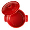 Кастрюля круглая Emile Henry 2,5 л 22 см, красная, керамика