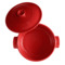 Кастрюля круглая Emile Henry 4 л 26 см, красная, керамика