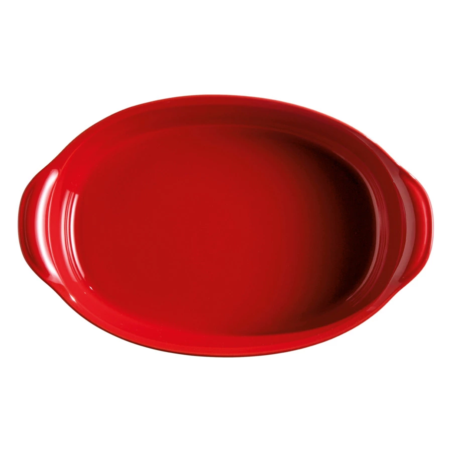 Форма для запекания Emile Henry овальная, 2,3л, 35х22,5х8 см, гранат, керамика