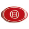 Форма для запекания овальная Emile Henry 22,5х34,5х8 см, красная, керамика