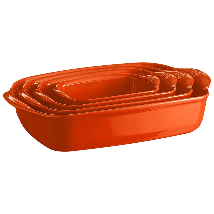 Форма для запекания индивидуальная Emile Henry 700мл, 22х14,5х5,5 см, тоскана, керамика