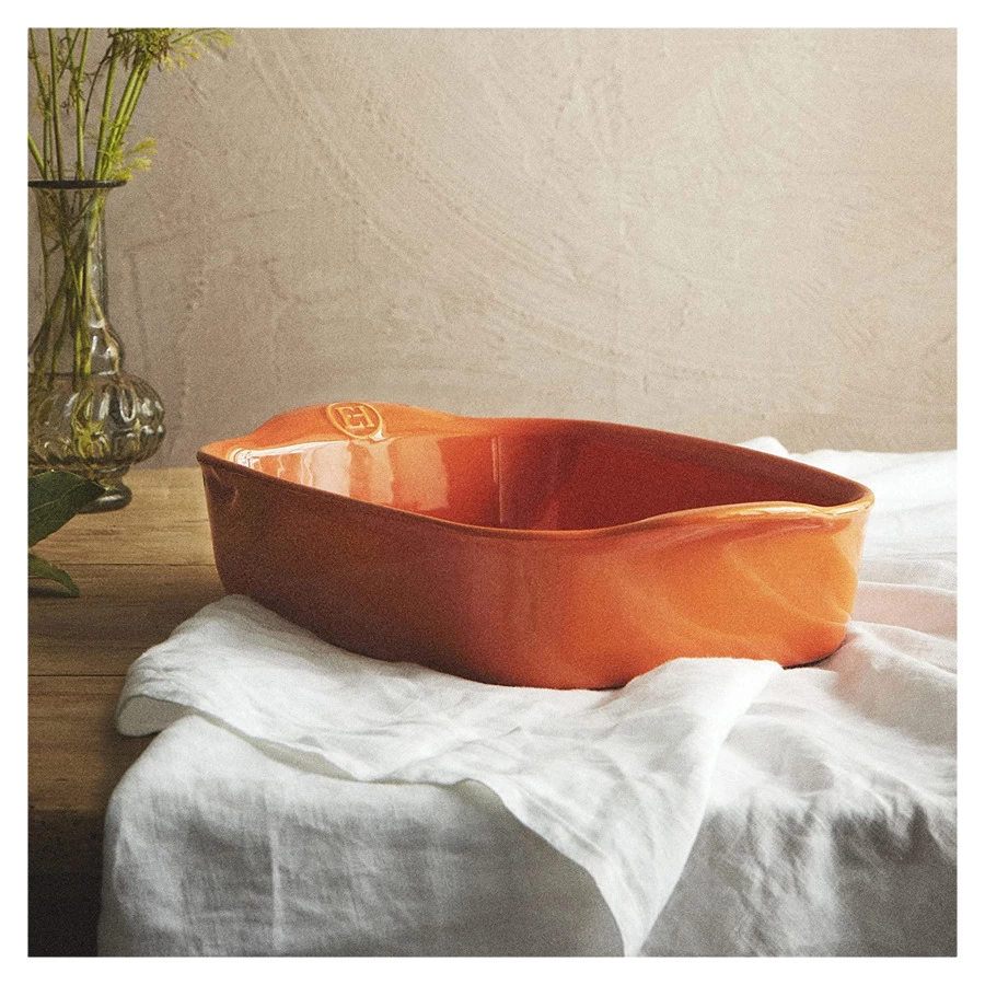 Форма для запекания Emile Henry квадратная,1,8л, 28х23х7,5 см, тоскана, керамика