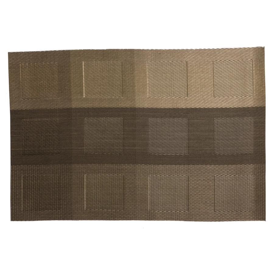 Салфетка подстановочная Abert Color Style Квадраты 45х30 см, золотисто-бежевая