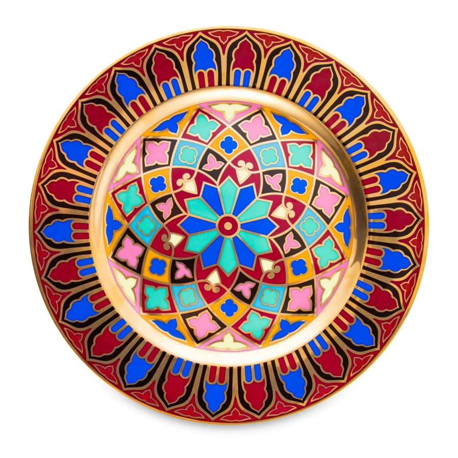 Тарелка декоративная ИФЗ Европейская-2 Готическая 8 27 см, фарфор твердый, п/к