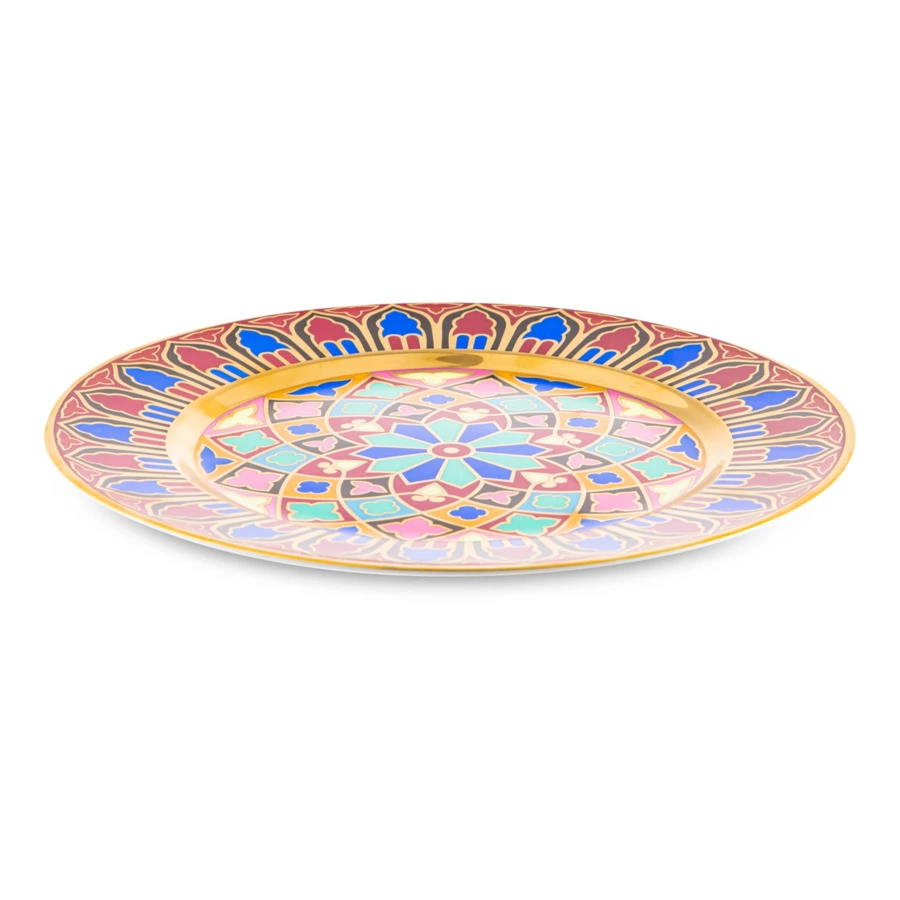 Тарелка декоративная ИФЗ Европейская-2 Готическая 8 27 см, фарфор твердый, п/к