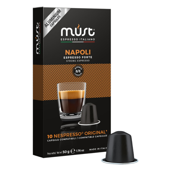 Кофе в капсулах для кофемашин Nespresso Must Napoli 50 г, 10  штук в упаковке