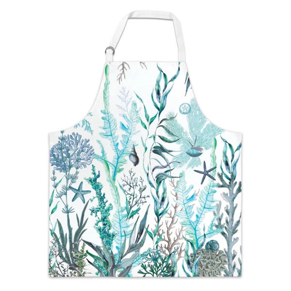 Фартук кухонный Michel Design Works Океанский прилив 79х68 см, хлопок