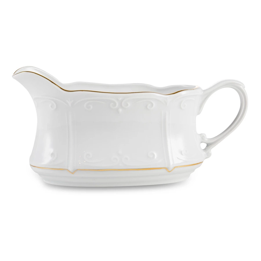 Сервиз столовый Cmielow Kamelia на 6 персон 24 предмета, фарфор твердый, белый