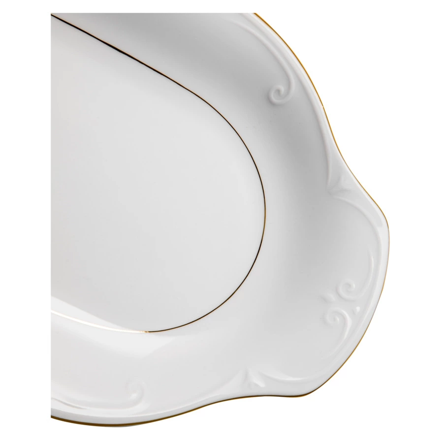 Сервиз столовый Cmielow Kamelia на 6 персон 24 предмета, фарфор твердый, белый