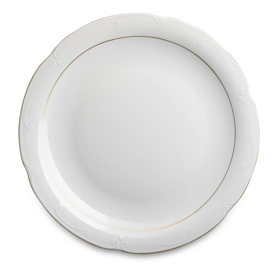 Сервиз столовый Cmielow Kamelia на 6 персон 24 предмета, фарфор твердый, белый