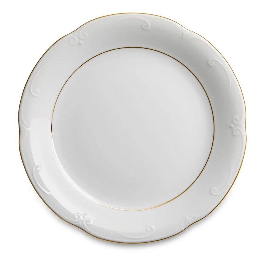 Сервиз столовый Cmielow Kamelia на 6 персон 24 предмета, фарфор твердый, белый