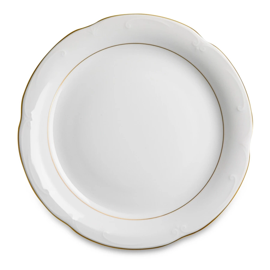 Сервиз столовый Cmielow Kamelia на 6 персон 24 предмета, фарфор твердый, белый