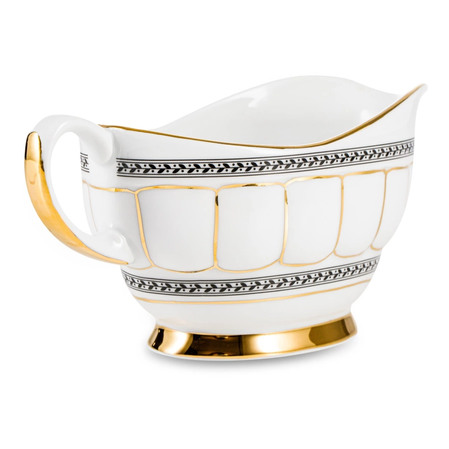 Сервиз столовый Cmielow Berni Дипломат на 6 персон 25 предметов, фарфор твердый, белый