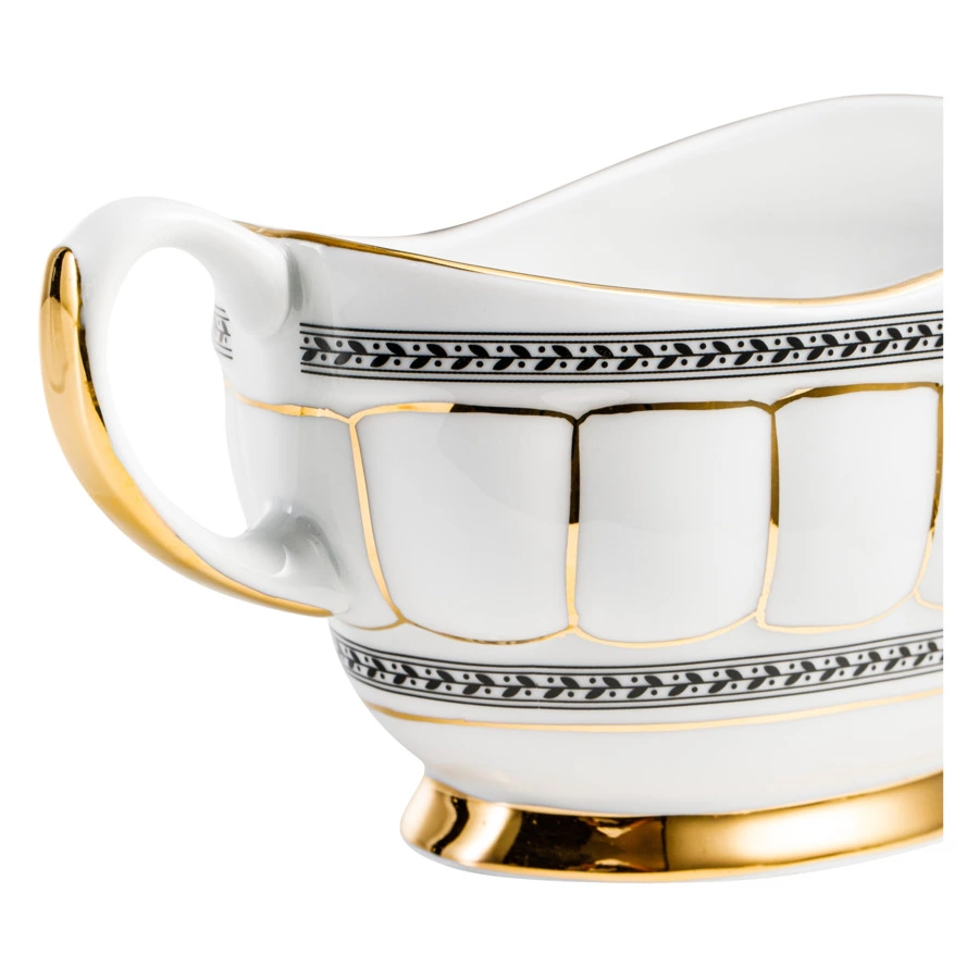 Сервиз столовый Cmielow Berni Дипломат на 6 персон 25 предметов, фарфор твердый, белый