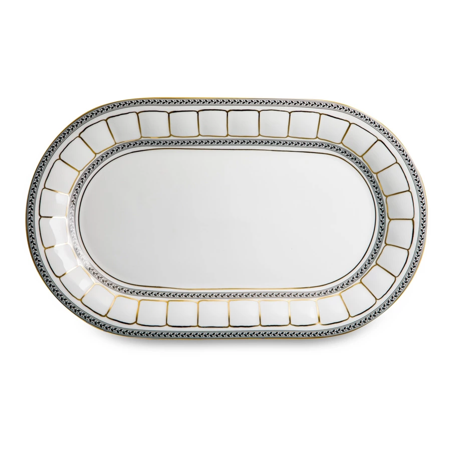 Сервиз столовый Cmielow Berni Дипломат на 6 персон 25 предметов, фарфор твердый, белый