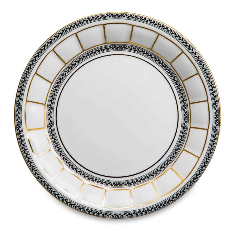 Сервиз столовый Cmielow Berni Дипломат на 6 персон 25 предметов, фарфор твердый, белый